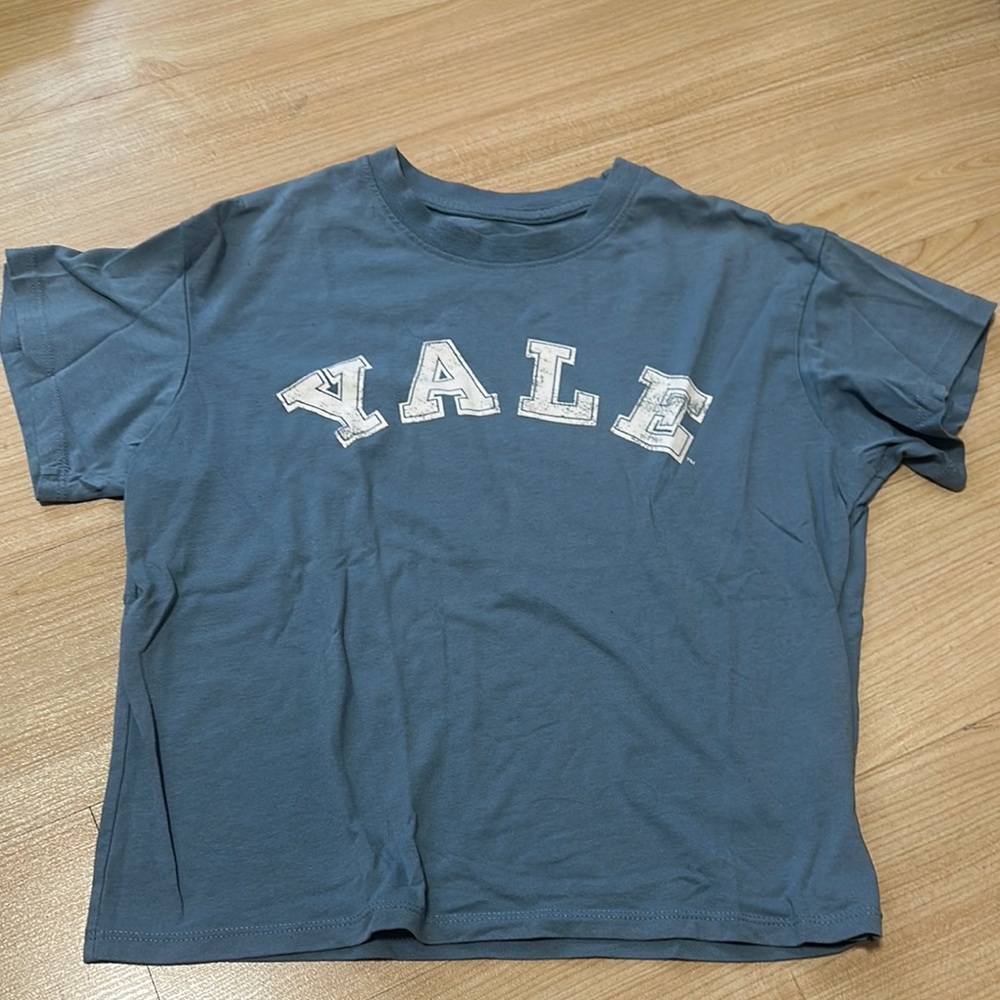Target Blue Yale Short Sleeve Tee